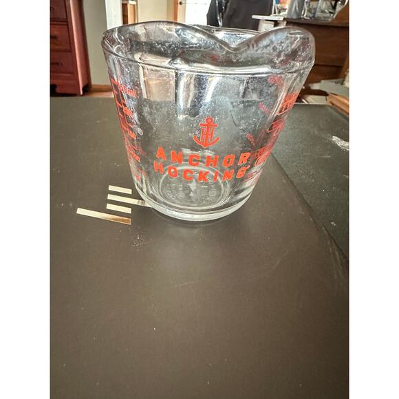 Vintage Anchor Hocking 1 Cup Glass Measuring Cup USA - Picture 2 of 4